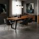 BOSCO BALDER dining table, горіх, oak (finger-jointed), Legs &mdash; trapezoid (D), 40mm, 1400&times;800, 43 kg