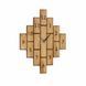 Дерев'янний годинник Block Oak 42533 фото